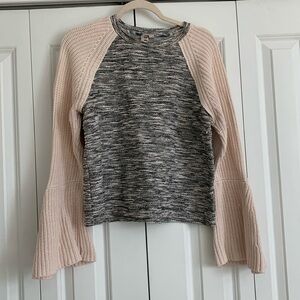 Anthropologie (Dolan) size M Knit sweater with bell sleeves.